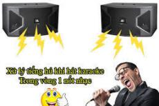 Phương Pháp Đơn Giản Hạn Chế Hú Rít Cho Dàn karaoke Gia Đình