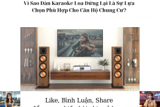 Vì Sao Dàn Karaoke Loa Đứng Lại Là Sự Lựa Chọn Phù Hợp Cho Căn Hộ Chung Cư?