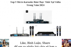 Top 3 Micro Karaoke Bán Chạy Nhất Tại Vidia Trong Năm 2024