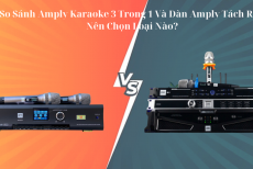 So Sánh Amply Karaoke 3 Trong 1 Và Dàn Amply Tách Rời: Nên Chọn Loại Nào?