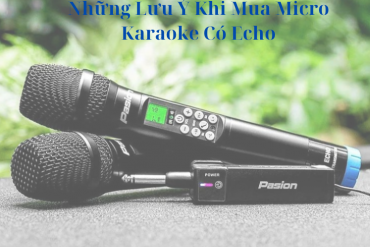 Những Lưu Ý Khi Mua Micro Karaoke Có Echo