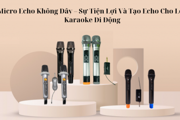 Micro Echo Không Dây – Sự Tiện Lợi Và Tạo Echo Cho Loa Karaoke Di Động