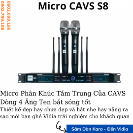 Micro Không Dây CAVS S8 Model Mới