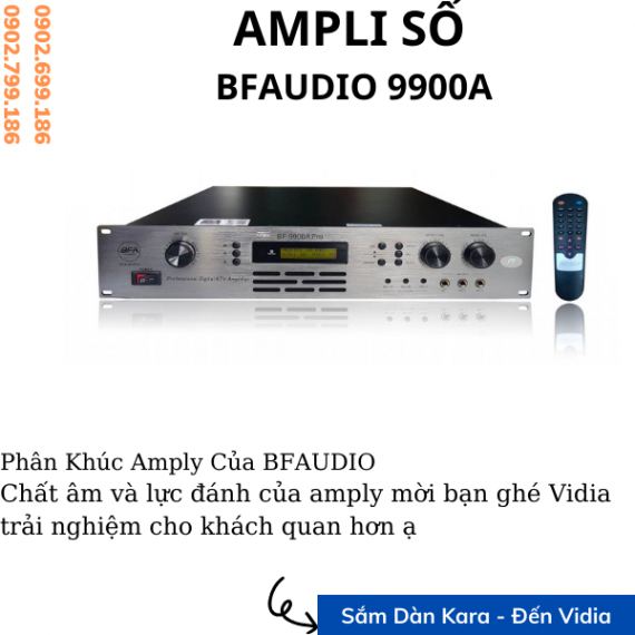 Amply Karaoke Bfaudio K-9900A PRO