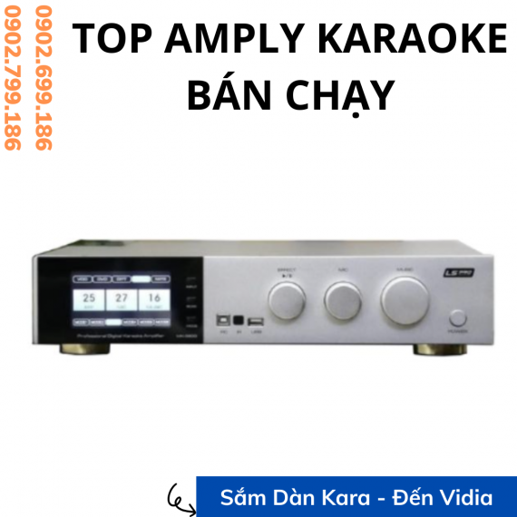 Top Amply Karaoke Bán Chạy Hiện Nay