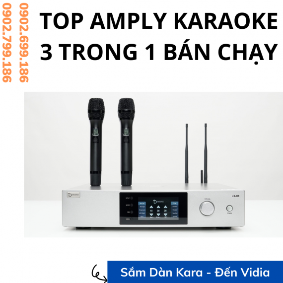 Top Amply Karaoke 3 Trong 1 Bán Chạy Hiện Nay