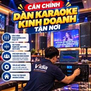 Cân Chỉnh Dàn Karaoke Kinh Doanh Tận Nơi