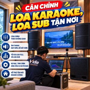 Cân Chỉnh Loa Karaoke, Loa Sub Tận Nơi