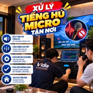 Xử Lý Tiếng Hú Micro Tận Nơi