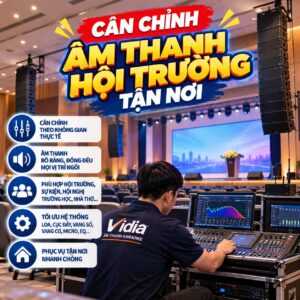 Cân Chỉnh Âm Thanh Hội Trường Tận Nơi
