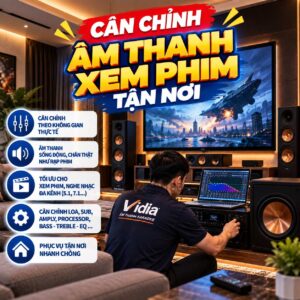 Cân Chỉnh Âm Thanh Xem Phim Tận Nơi